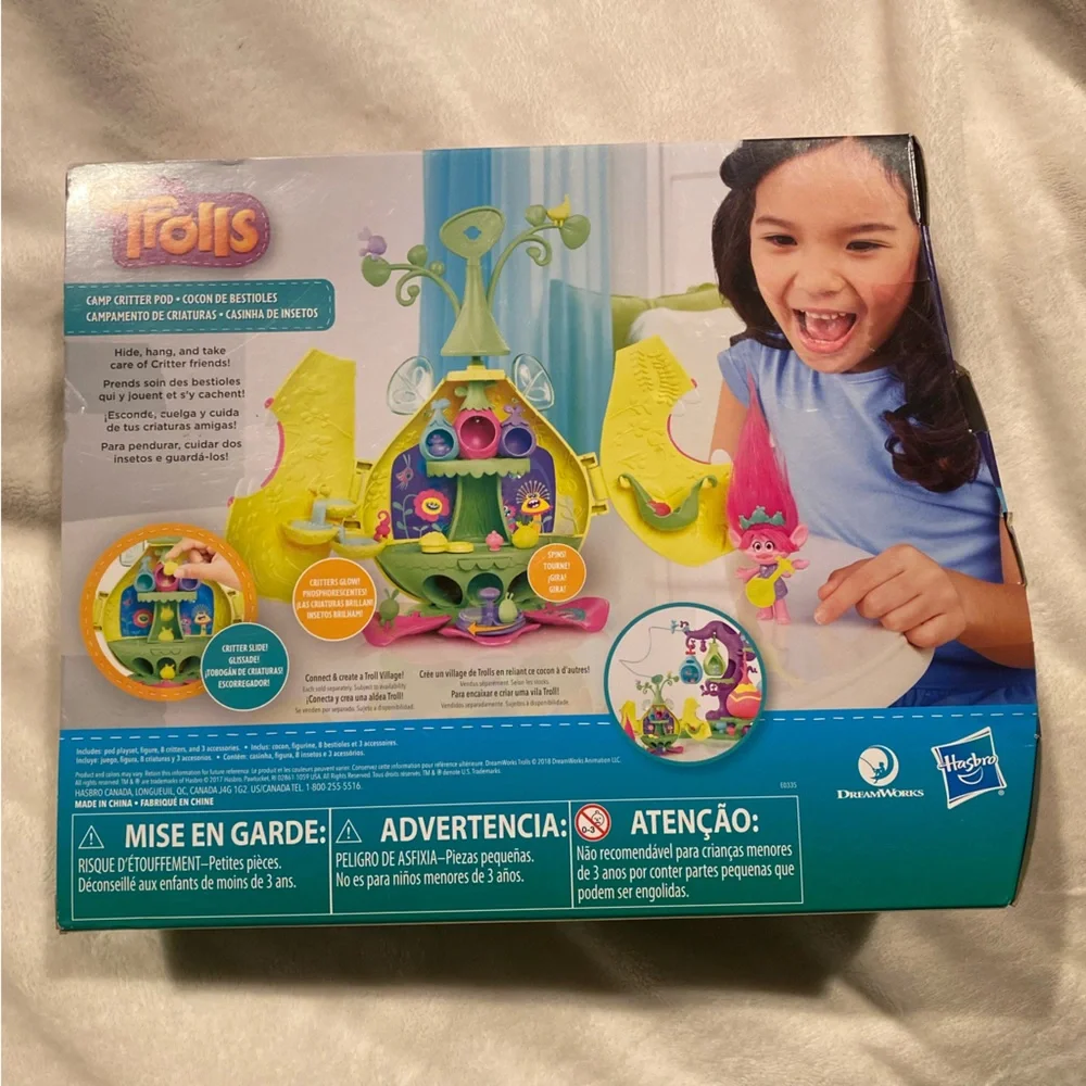 Dreamworks Trolls Camp Critter Pod Toy Hasbro Poppy Figurines New In Package
